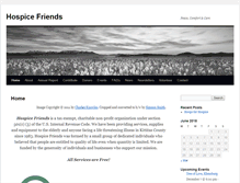 Tablet Screenshot of hospice-friends.org
